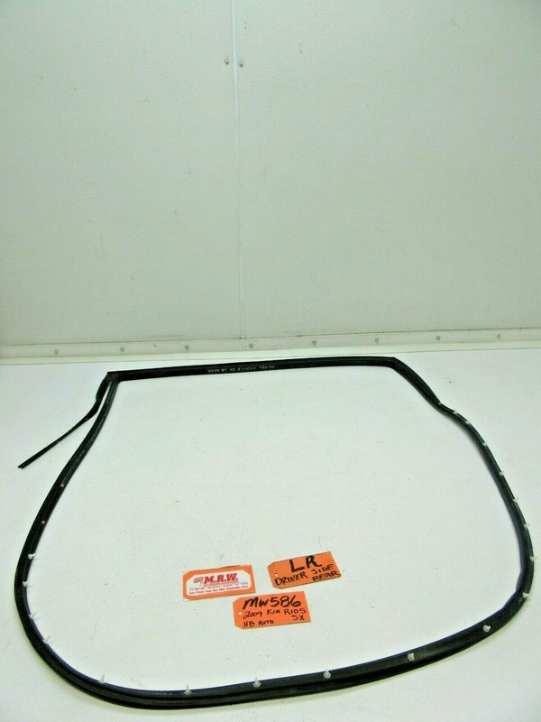 FOR LEFT REAR DOOR PANEL RUBBER SEAL LOCATED ON DOOR L LR LH DRIVER SIDE BACK
