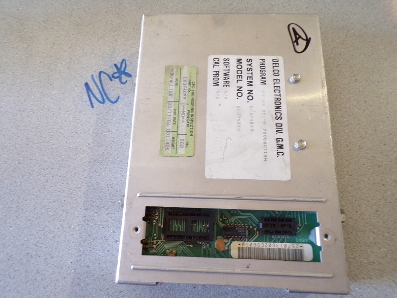 Delco KD074099 GMC Program MY86 Module DK074098 ECU ECU*FREE SHIPPING*