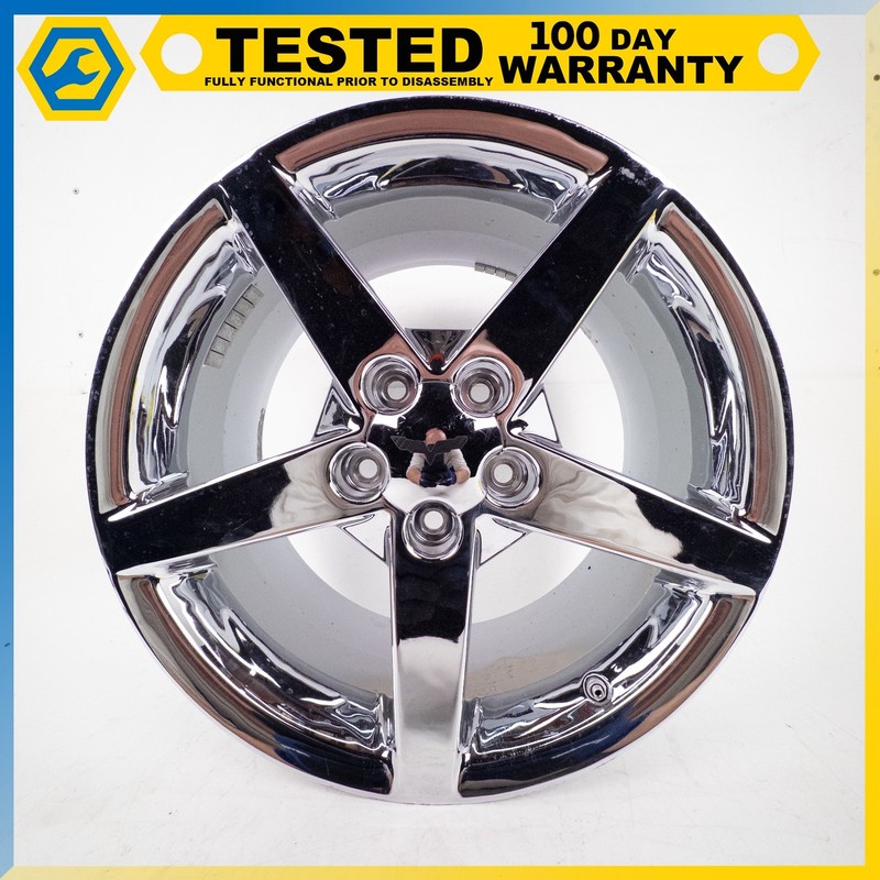 05-13 CHEVROLET CORVETTE C6 18X9,5J FRONT WHEEL RIM POLISHED