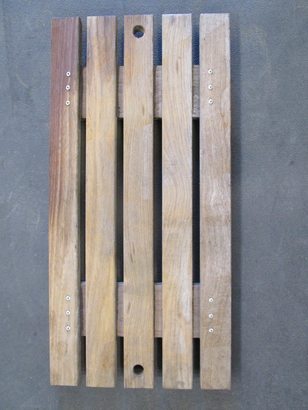 1988 Four Winns 180 Horizon Teak Wood Ski Deck Hatch Cover 31" X 15 1/4"