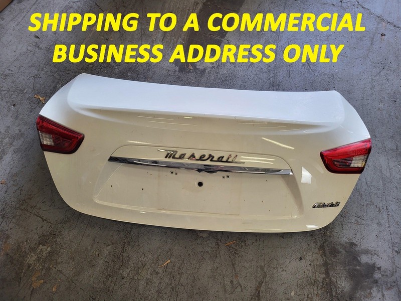 Used Oem Maserati Liftgate Tailgate Trunk Deck Lid Hatch for 2014-2020 Ghibli