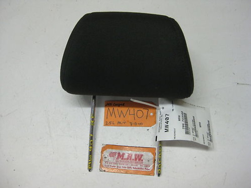 SEAT HEAD REST HEADREST FRONT BLACK USED CAR FORD for 99 01 02 2000 00 COUGAR