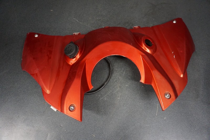2006-2019 Yamaha OEM Front Instrument Console Panel Red w/ 12V Plug Apex MTN