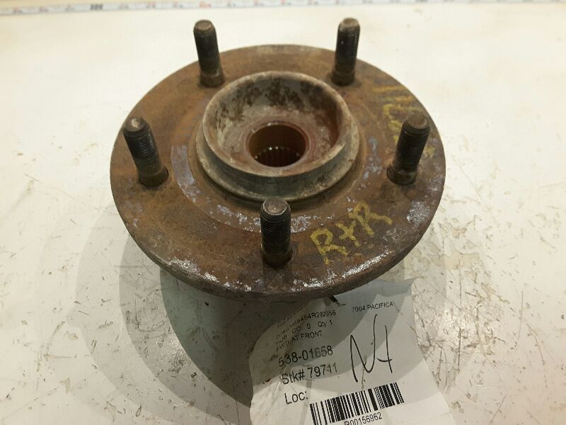 HUB FRONT FITS 04-05 PACIFICA 156962