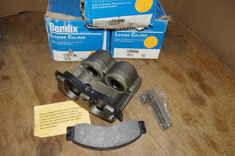 NEW Bendix L55605PM Loaded Disc Brake Caliper, Reman *FREE SHIPPING*