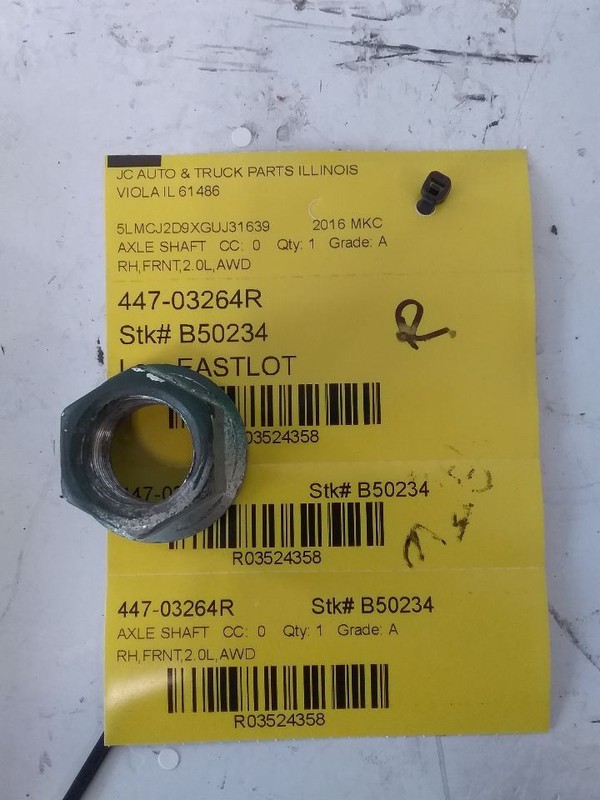 Passenger Right Axle Shaft Front 2.0L AWD Fits 15-19 MKC 3524358