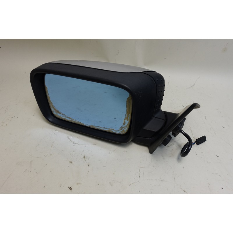 92-99 BMW E36 3-Series 2door Left Outside Side Mirror Arctic Silver Heated OEM