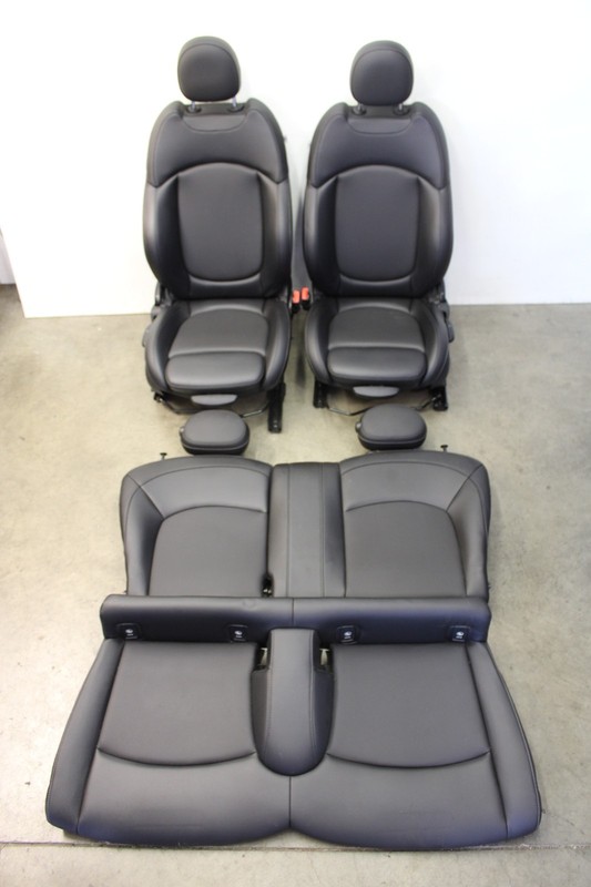 Mini Cooper S Sport Black Vinyl Seats Seat Set F56 Genuine Oem 2015-2024