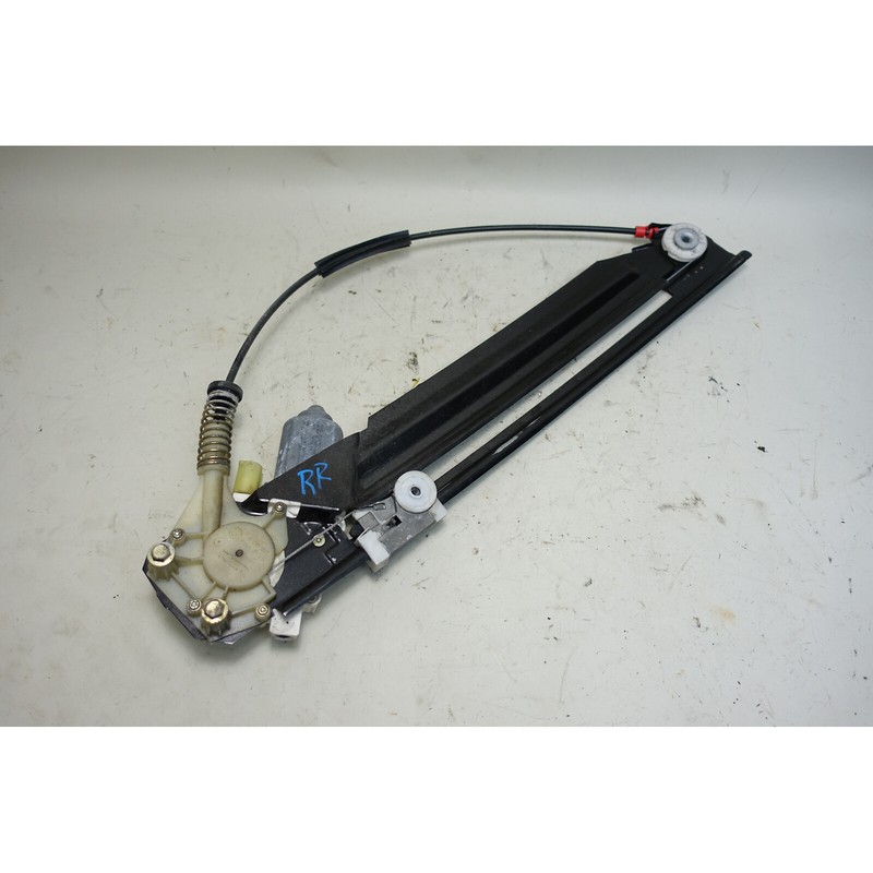 Damaged 1999-2003 BMW E39 Right Rear Window Regulator w/ Motor 3/99+ OEM