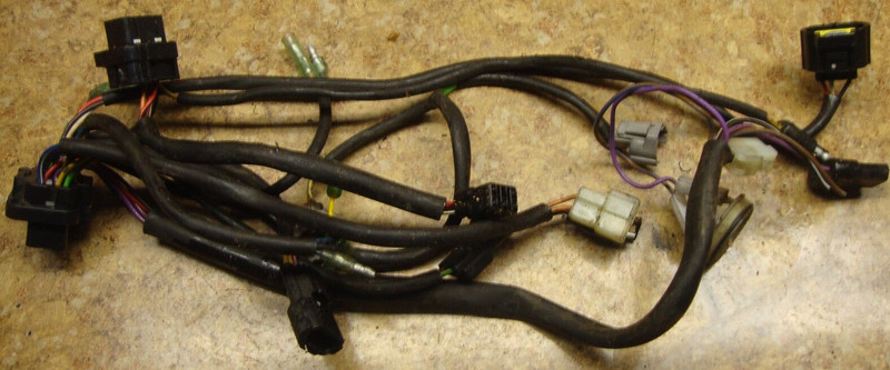 02 Arctic Cat Mountain 600 Snowmobile Electrical Wires Harness Loom Wiring Plug
