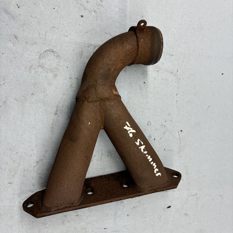 1976 Evinrude Skimmer 440 Vintage Snowmobile Exhaust Muffler Y Pipe Good