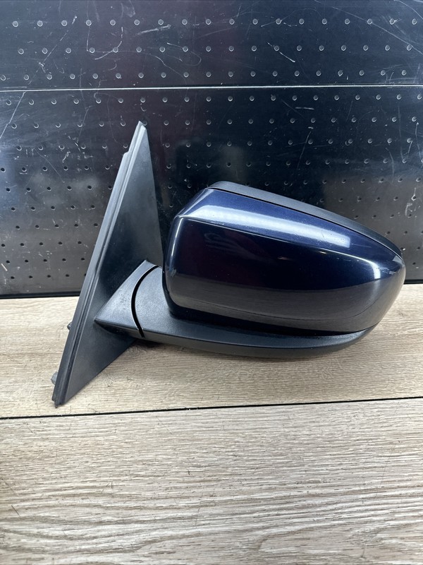 2008-2014 BMW X6 LEFT DRIVER SIDE EXTERIOR MIRROR W/ CAMERA OEM BLUE