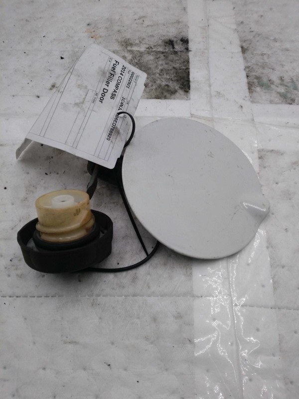 2014 Jeep Compass Fuel Filler Door White Used OEM 3266255 85k Miles