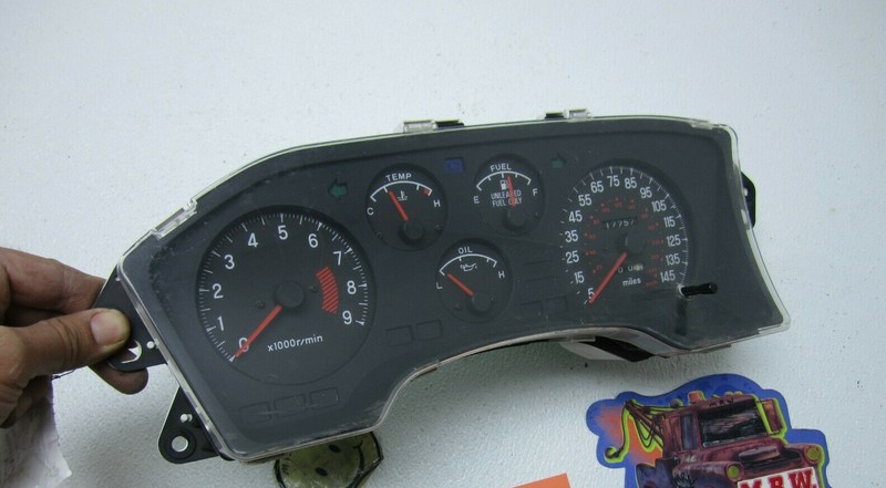SPEEDOMETER CLUSTER ODOMETER DASH CAR 117K GAUGE for 1990 90 TALON LASER ECLIPSE