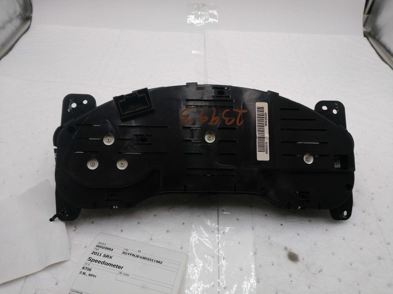 2011 Cadillac SRX Speedometer Gauge Black OEM 2.8L 156K Miles NJ25-23993-610123