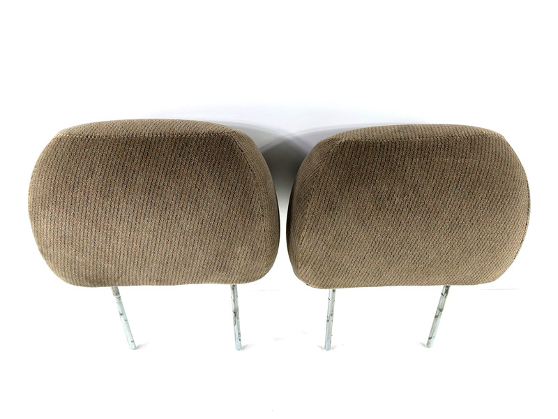 2000-2002 Silverado Tahoe Yukon XL Sierra Front Seats Headrests Set Cloth Brown