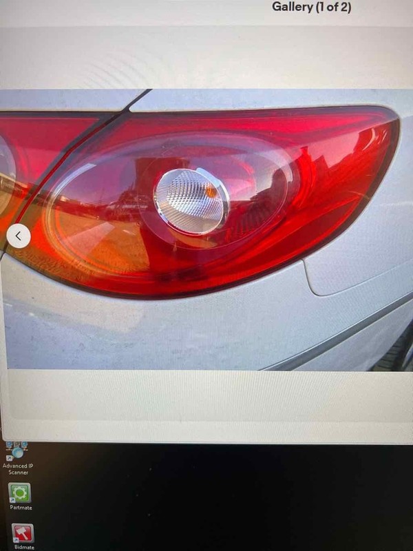 Tail Light Assembly VW CC Right 09 10 11 12