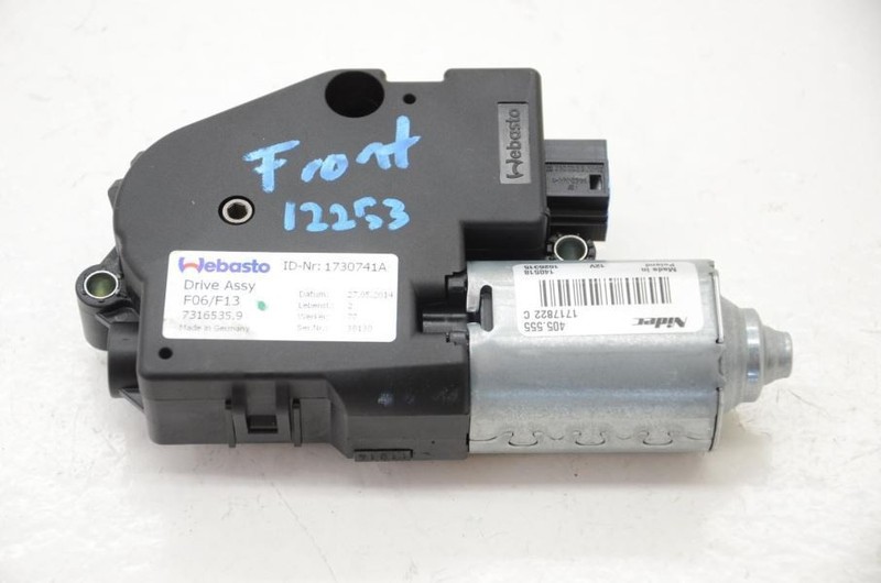 2012-2019 BMW 640I Gran Coupe Front Sunroof Motor 7316535