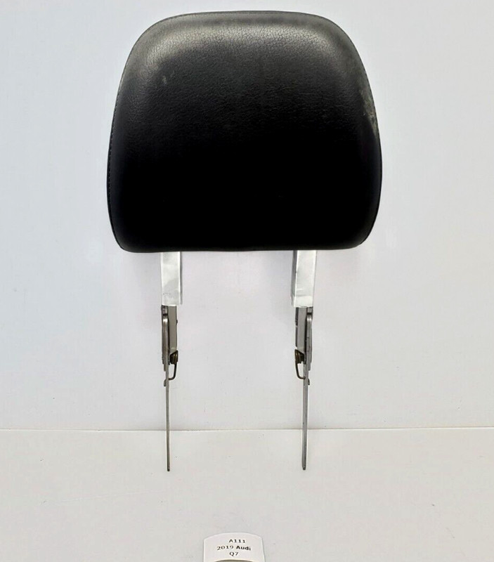 ✅ 17-23 OEM Audi Q7 Front Right Passenger Seat Headrest Head Rest Leather Black