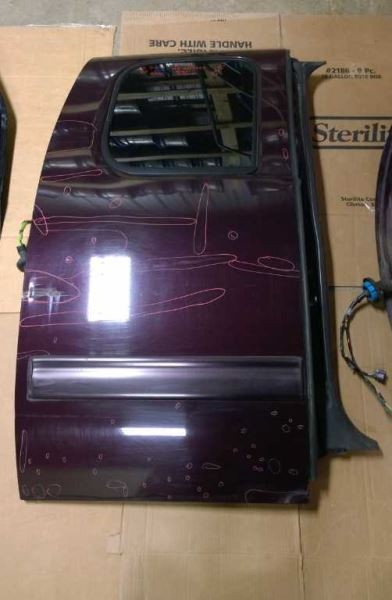 07 08 09 10 11 12 13 GMC SIERRA PASSENGER RIGHT REAR DOOR OEM BS-251
