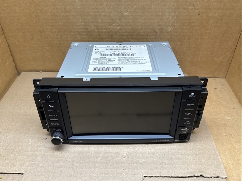 Jeep Dodge Chrysler Touchscreen Radio RBZ P05091306AE 05091306AE