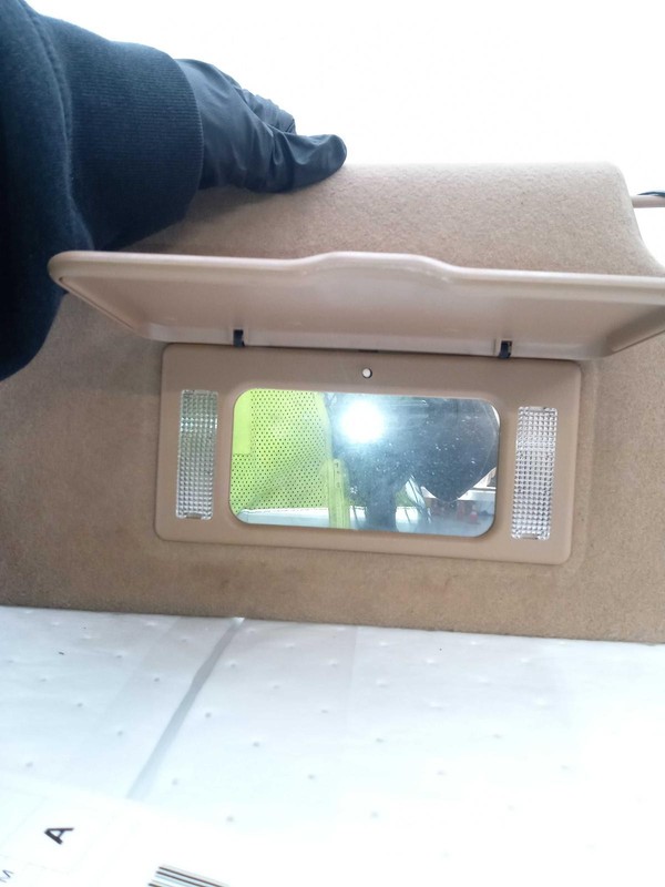 Used Left Sun Visor fits: 2003 Gmc Envoy w/illumination Left Grade A