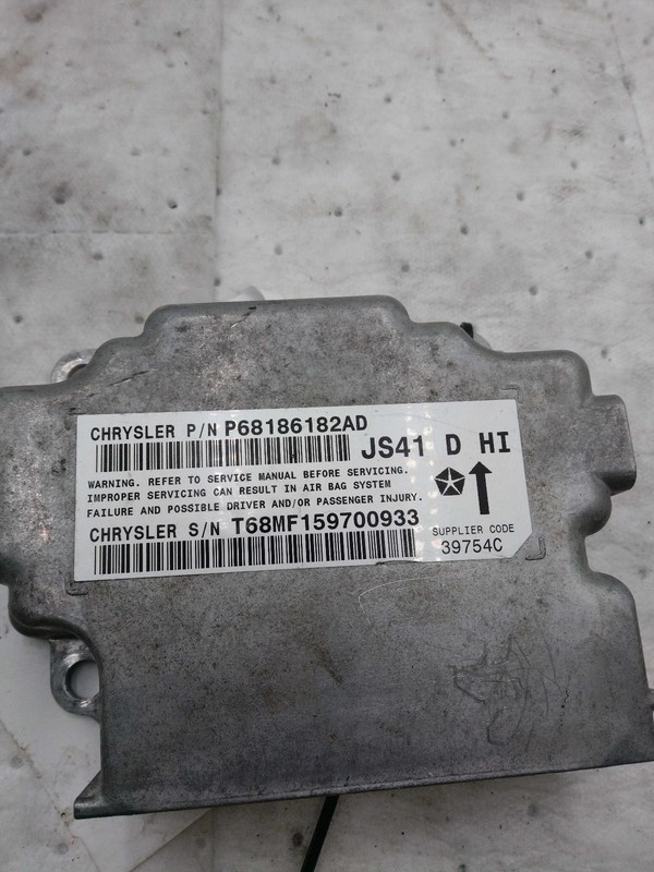 Used Air Bag Module fits: 2013 Chrysler 200 Air Bag mounted under console w/mult