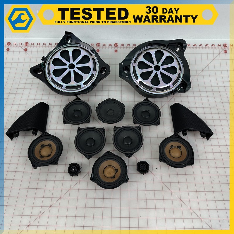 15-18 Mercedes C300 W205 RADIO STEREO AUDIO SOUND SYSTEM SPEAKER SET X14 OEM