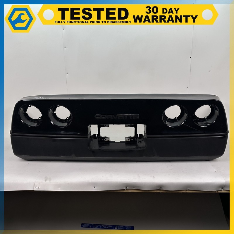 84-89 Chevy Corvette C4 REAR BUMPER COVER Black OEM