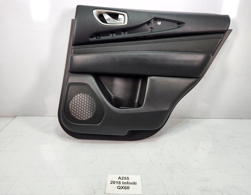 ✅ 2016-2020 OEM Infiniti QX60 Rear Right Interior Door Card Trim Panel Leather