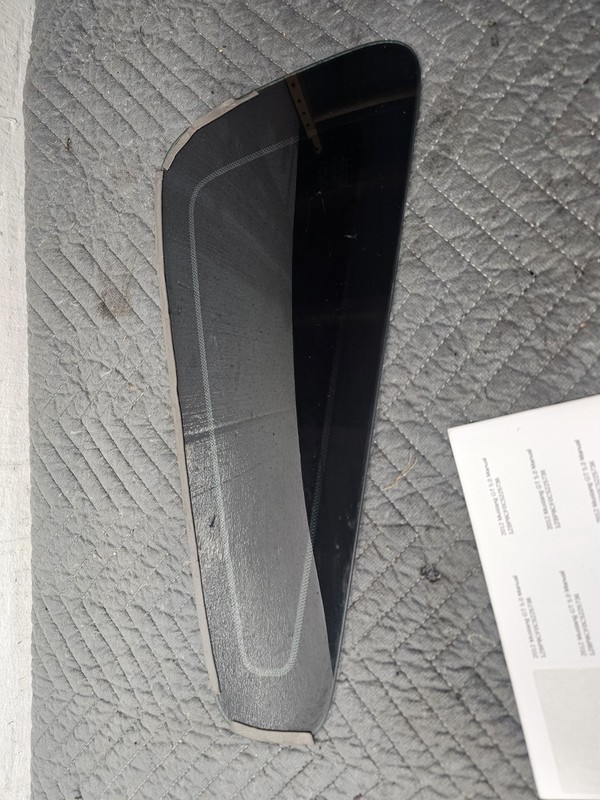 Passenger Right Quarter Glass Window Coupe Fits 10-14 MUSTANG OEM