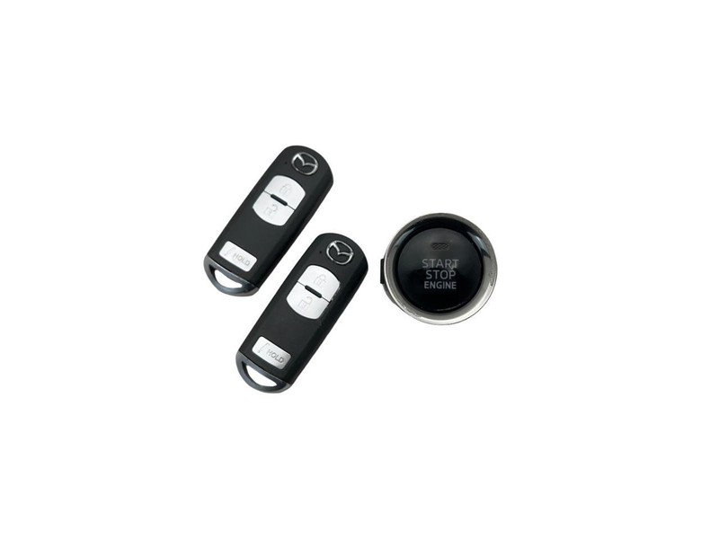 2017-2023 Mazda CX-9 Ignition Push Button Switch With Two 3 Buttons Key