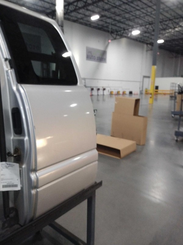 2001 Dodge 1500 Pickup Left Rear Door Silver 191K Miles OEM Part 199887