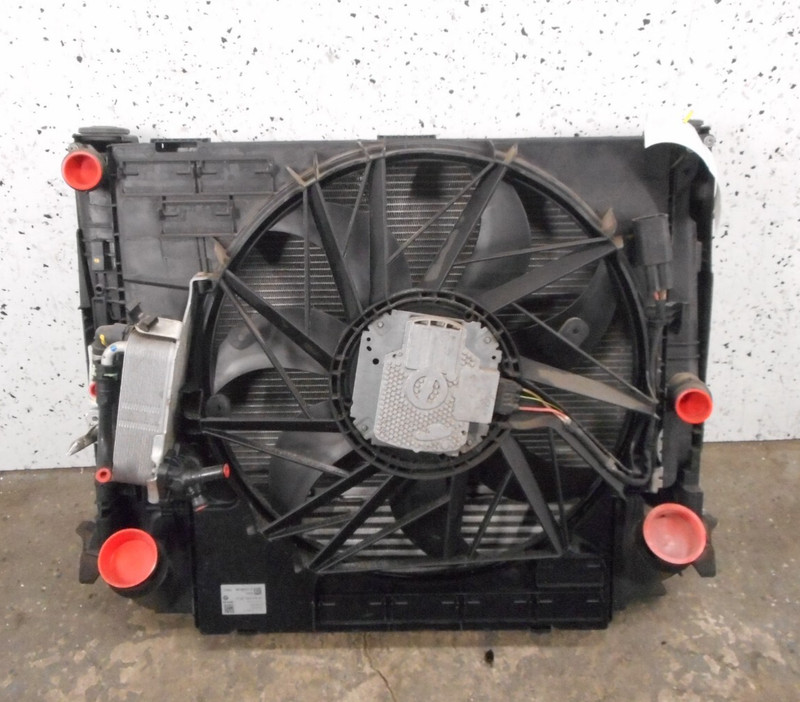13-17 BMW X3 Radiator Cooling Fan Condenser 4 Cyl Auto Trans OEM *SEE NOTES*