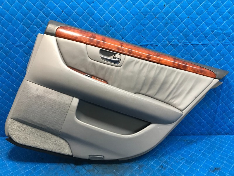 04-06 LEXUS LS430 RIGHT RH PASSENGER REAR DOOR TRIM PANEL GRAY