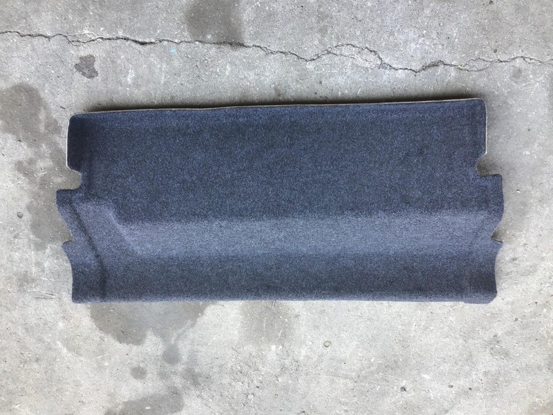 11-12 Fisker Karma 2012 Rear Trunk Trim Cover Panel Carpet Liner :Y