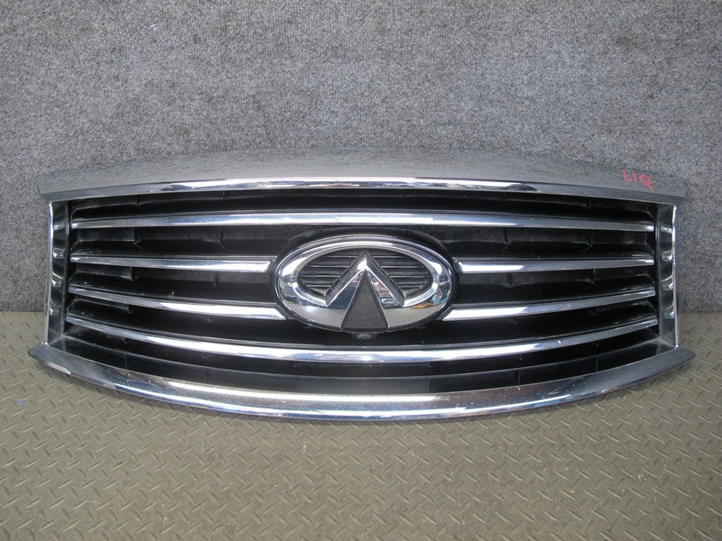2014-2015 INFINITI QX60 2.5L HYBRID FRONT BUMPER CHROME GRILLE W CAMERA
