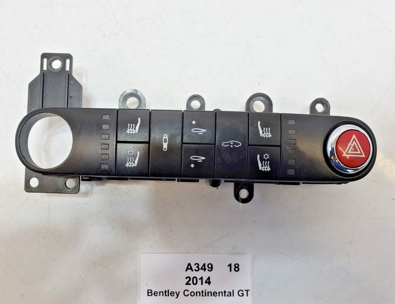 ✅ 2014-2015 OEM Bentley Continental GT Coupe Center Console Switch Control Panel