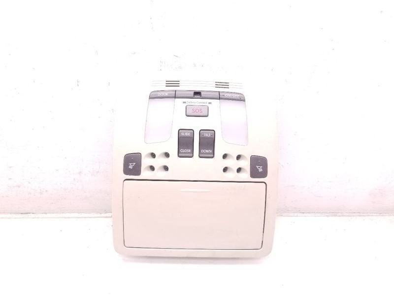 10-13 LEXUS IS250 BEIGE FRONT OVERHEAD ROOF CONSOLE ASSEMBLY