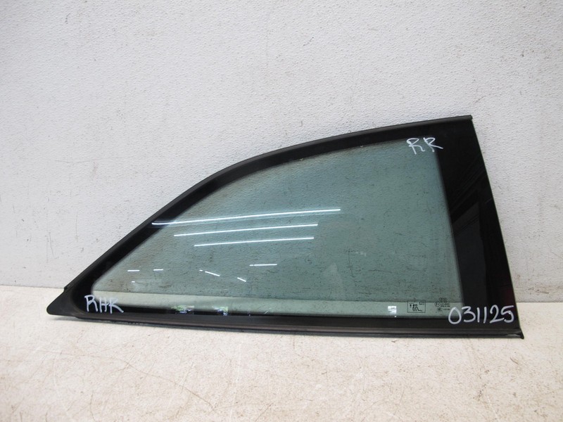 08-17 AUDI 8T A5 S5 RS5 COUPE REAR RIGHT WINDOW QUARTER GLASS OEM 031125