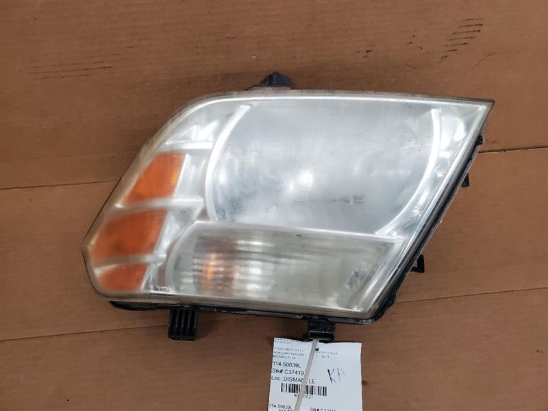 Driver Left Headlight Fits 08-12 PATHFINDER 272121