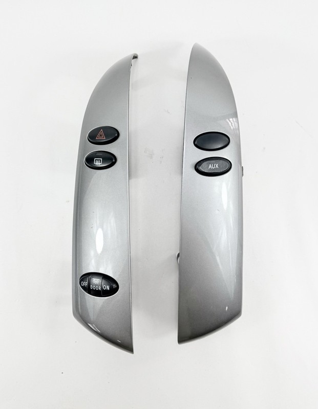 2004-2010 Toyota Sienna Dash Hazard Defrost Light Door Switch Trim Bezel Silver