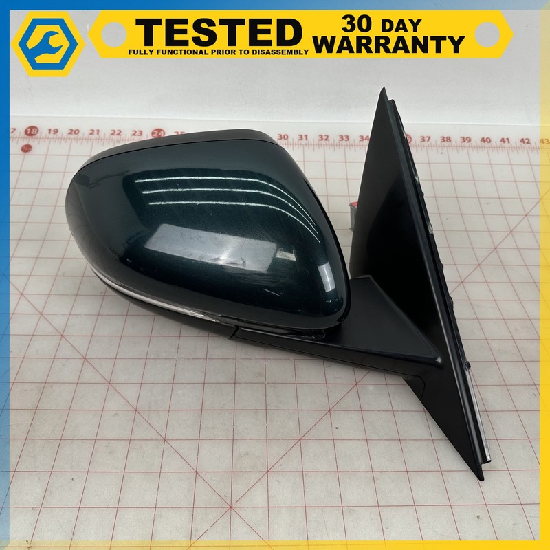 17-19 JAGUAR XE FRONT RIGHT PASSENGER SIDE REAR VIEW DOOR MIRROR Green OEM