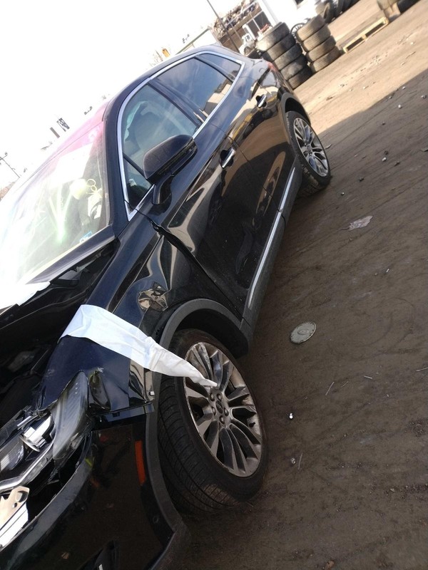 2016 Lincoln MKX Left Door Glass Black OEM 254458 123K Miles