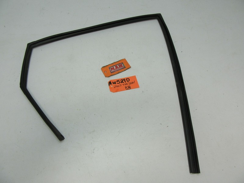 FITS 05-09 TUCSON RIGHT REAR DOOR PANEL GLASS WINDOW RUBBER SEAL TRACK RUN BACK