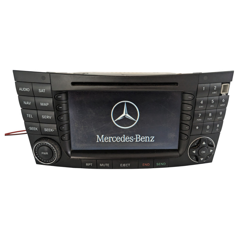 03-08 Mercedes W211 E55 E500 CLS500 Command Head Unit Navigation CD Radio OEM