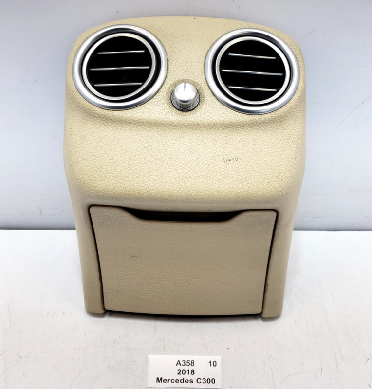 ✅ 2015-2023 OEM Mercedes C300 A205 Rear Center Console Air Vent Trim Beige *