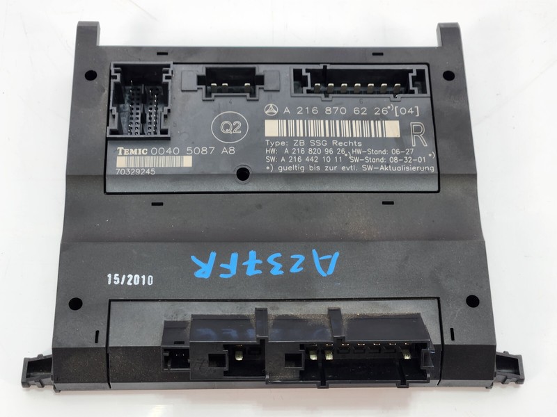 ✅ 07-14 OEM Mercedes W216 CL550 CL63 Front Right Passenger Seat Control Module