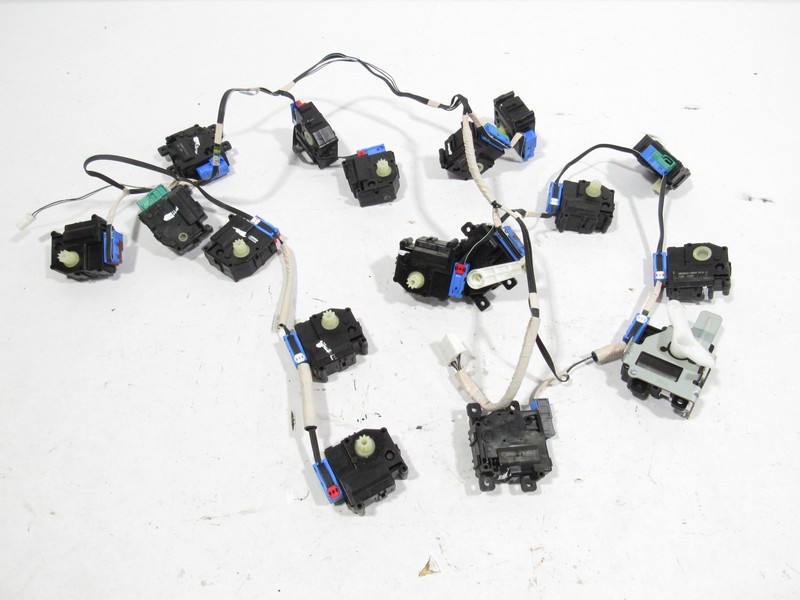 13-17 Lexus LS460 2014 A/C AC Heater Servo Blend Flap Actuator Motor Set ;