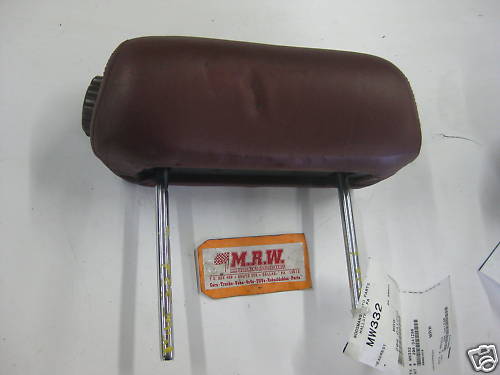 SEAT HEADREST HEAD REST MAROON DRIVER L LH LEFT FRONT for 1986 86 NISSAN 300ZX